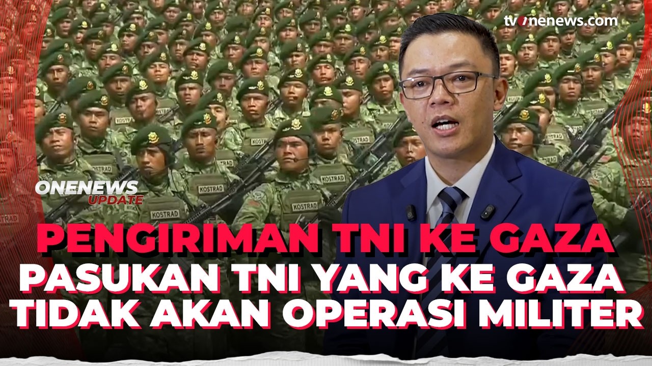 Menlu Sugiono Tegaskan 8.000 Pasukan ISF TNI Tak Bakal Lakukan Operasi Militer | OneNews Update