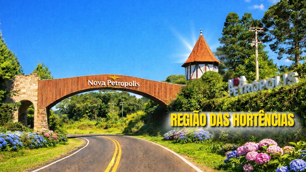 O Jardim da Serra Gaúcha | Nova Petrópolis na Rota Romântica | 4K