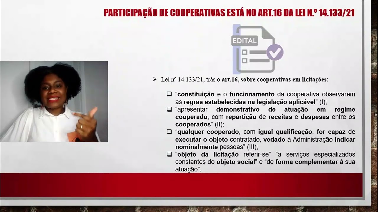 Dica 74. Participação de cooperativas em licitações: Lei nº 14 133/21. Conheça os novos requisitos.