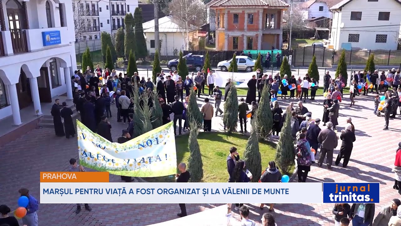 Marșul pentru viață a fost organizat și la Vălenii de Munte