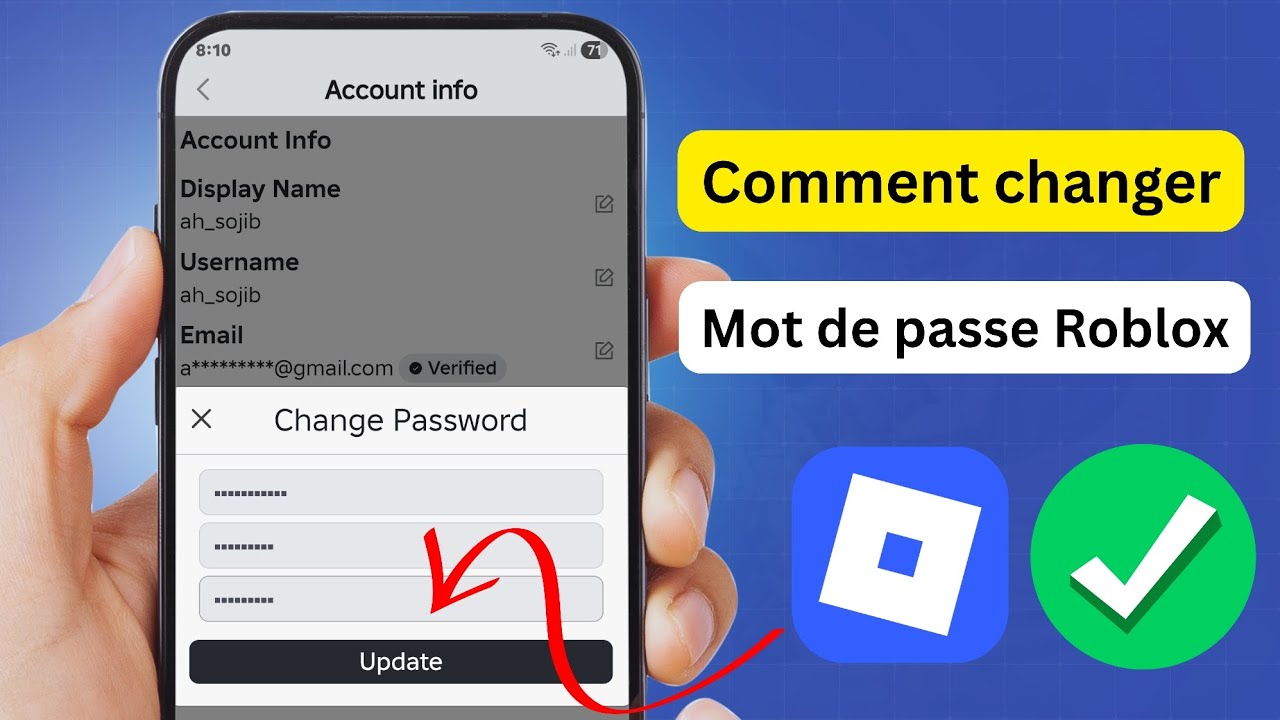Comment changer son mot de passe sur Roblox (2025) | Changer son mot de passe Roblox