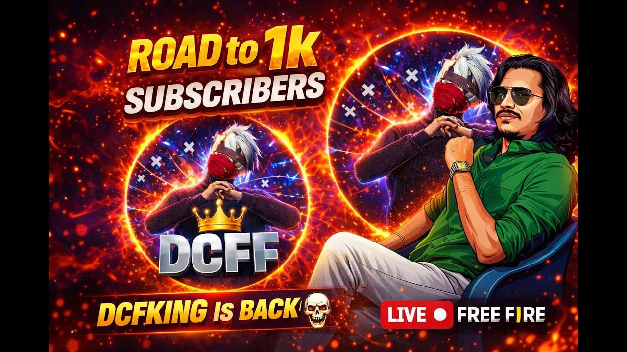 DCFF KING IS BACK TO LIVE⚡|WITH GIVE AWAYS