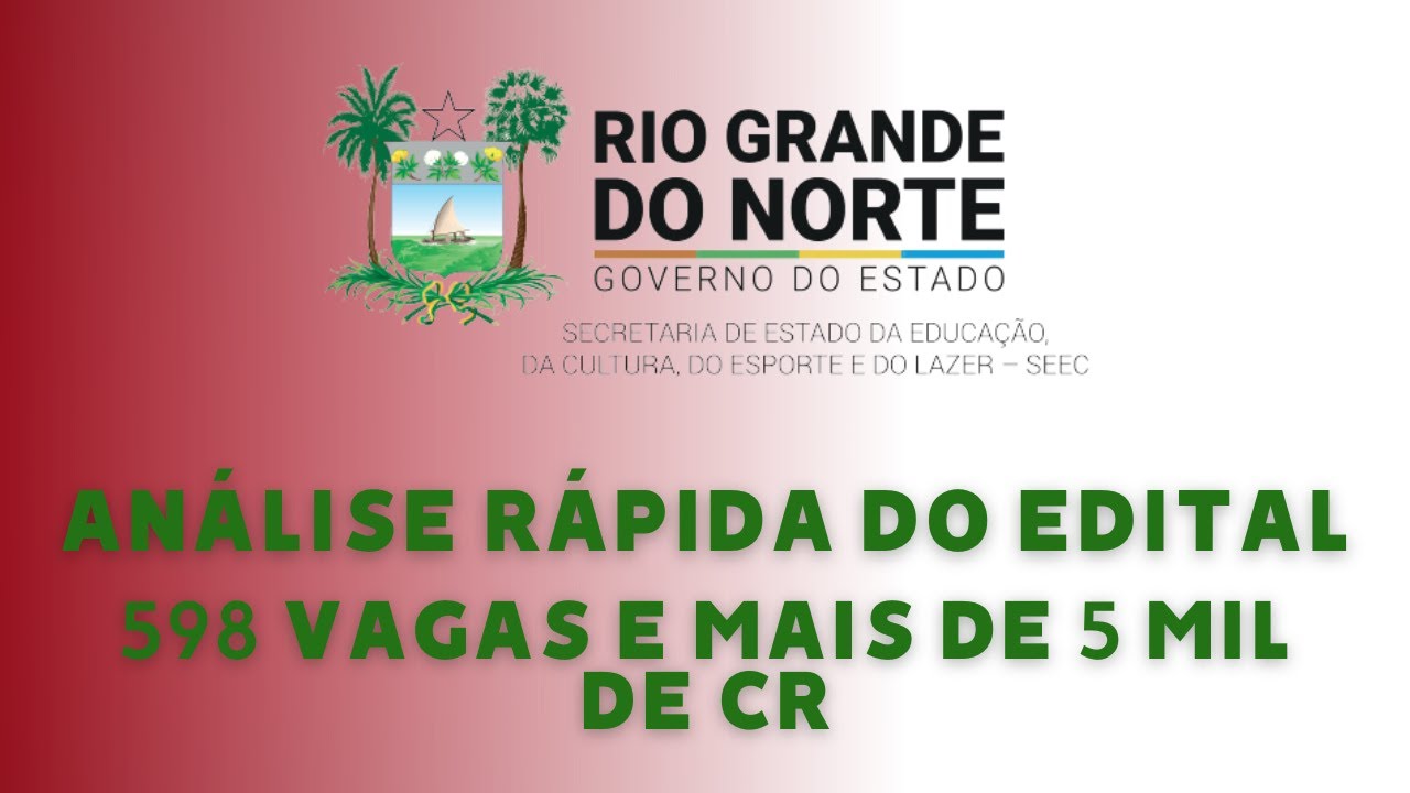 SEEC - RN - Porque poucas vagas?