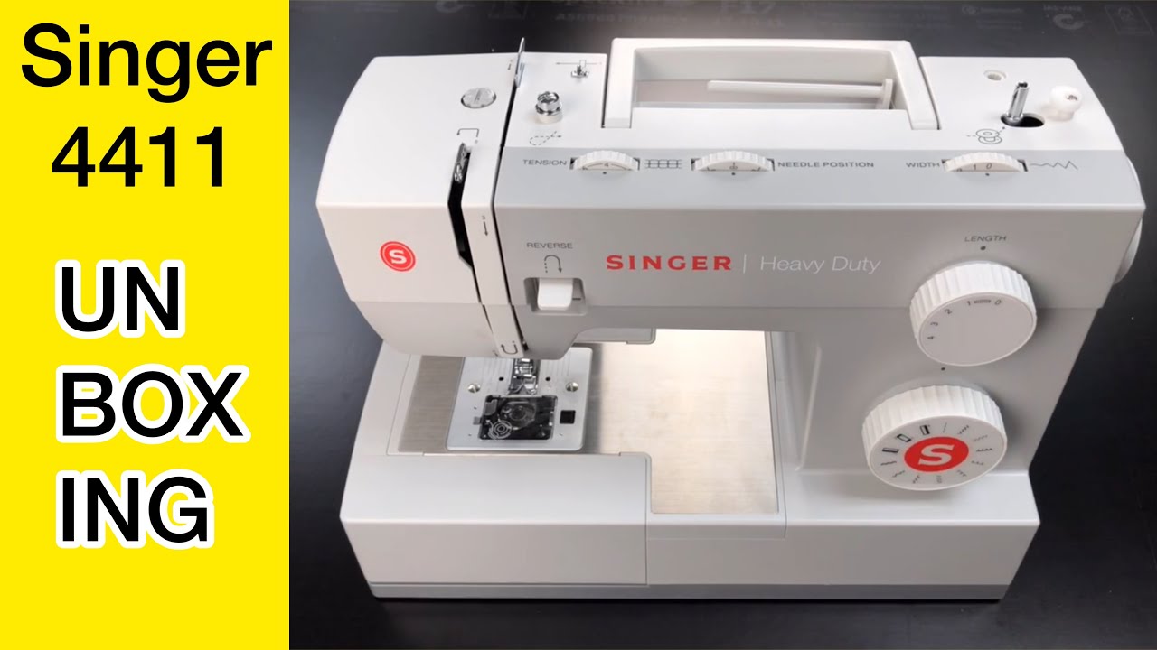 Singer 4411 Heavy Duty Sewing Machine and Accessories - Unboxing by Professional Seamstress