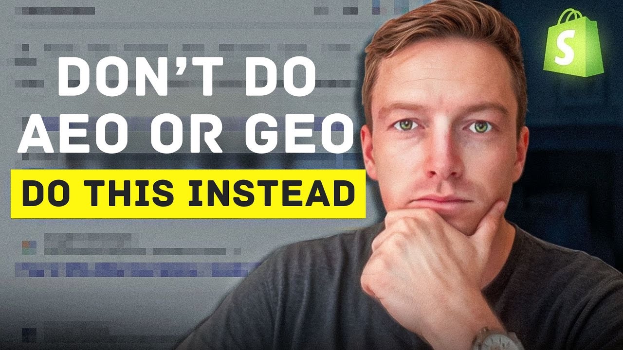 Не занимайтесь AEO/GEO, пока не посмотрите это видео.