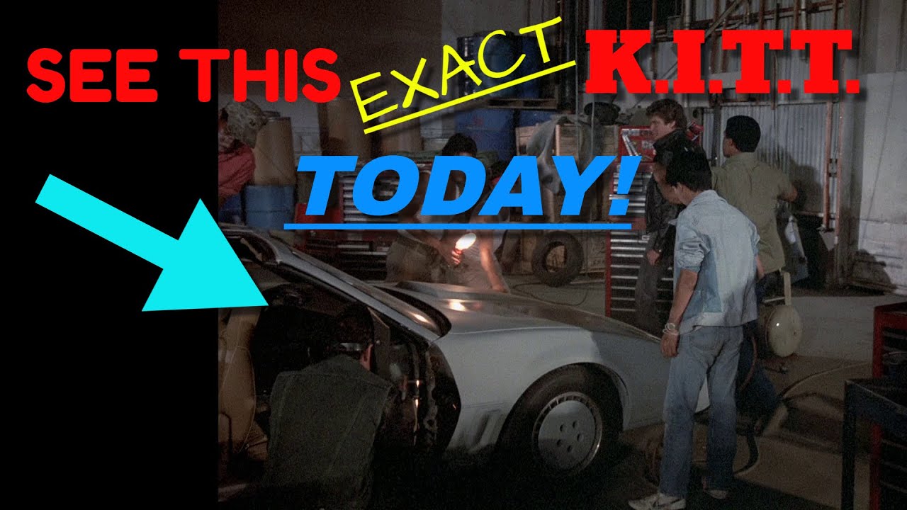 See this Primered Screen Used KITT Today! Knight Rider Archeology Reveals Its PAST and FUTURE!