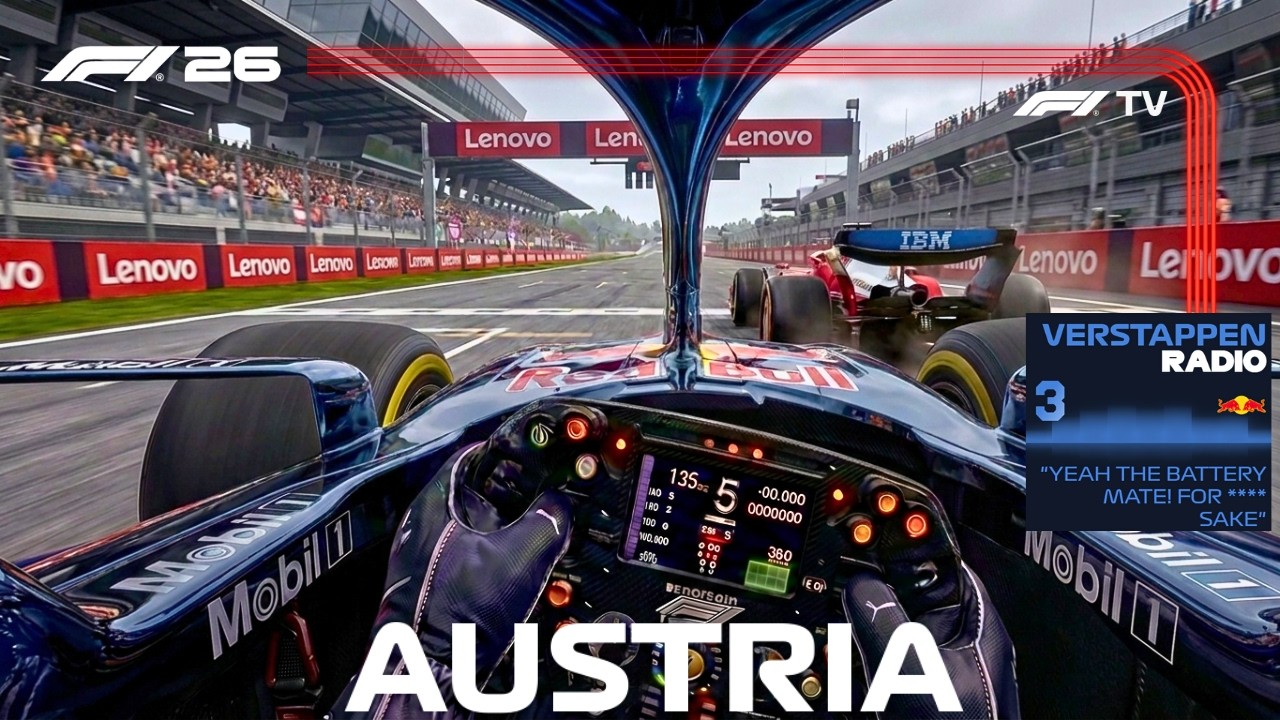 ULTRA REALISTIC F1 26 - Max Verstappen Red Bull RB22 Austria GP
