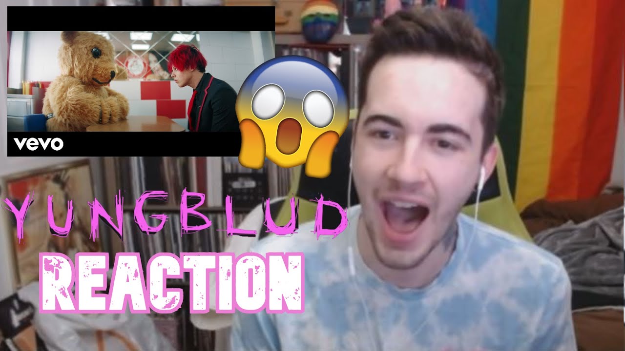 YUNGBLUD - god save me, but don’t drown me out - (official video) REACTION!!