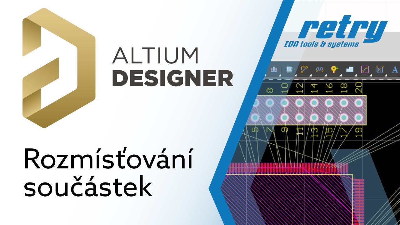 Tipy pro rozmísťování součástek v Altium Designeru