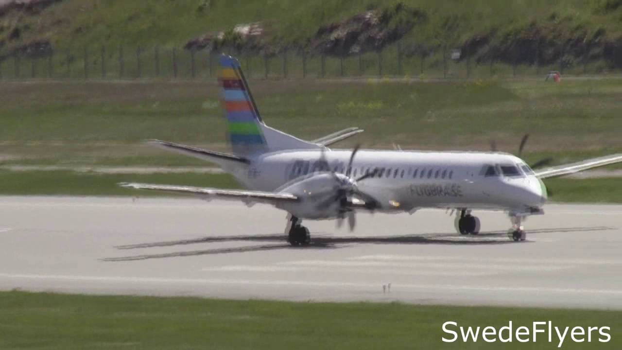 Bromma airport: Summer Takeoffs!