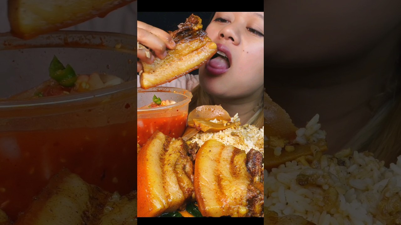 pork mukbang #mukbang #pork #eatingasmr #porkbelly #asmr #porkleg #eating #eatingasmr