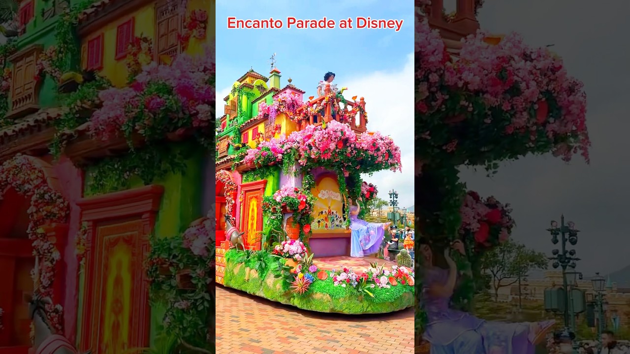 Encanto Parade at Disney! #disney #disneyland #themepark