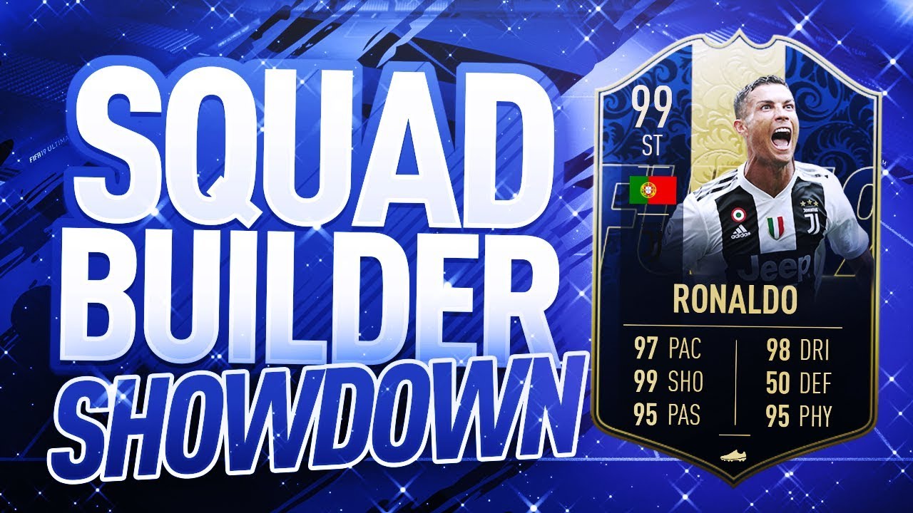 FIFA 19 SQUAD BUILDER SHOWDOWN! 99 TOTY RONALDO!
