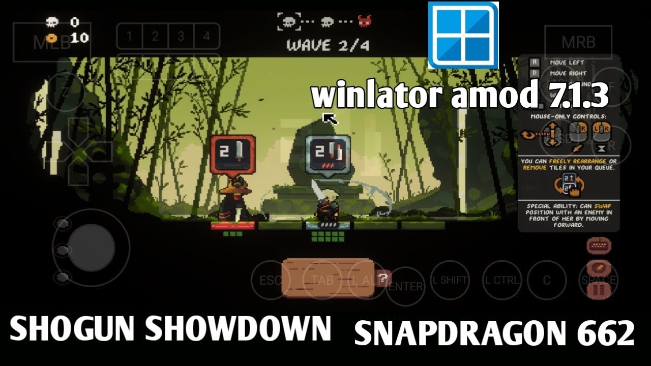 Shogun showdown Snapdragon 662 winlator (emulator PC)
