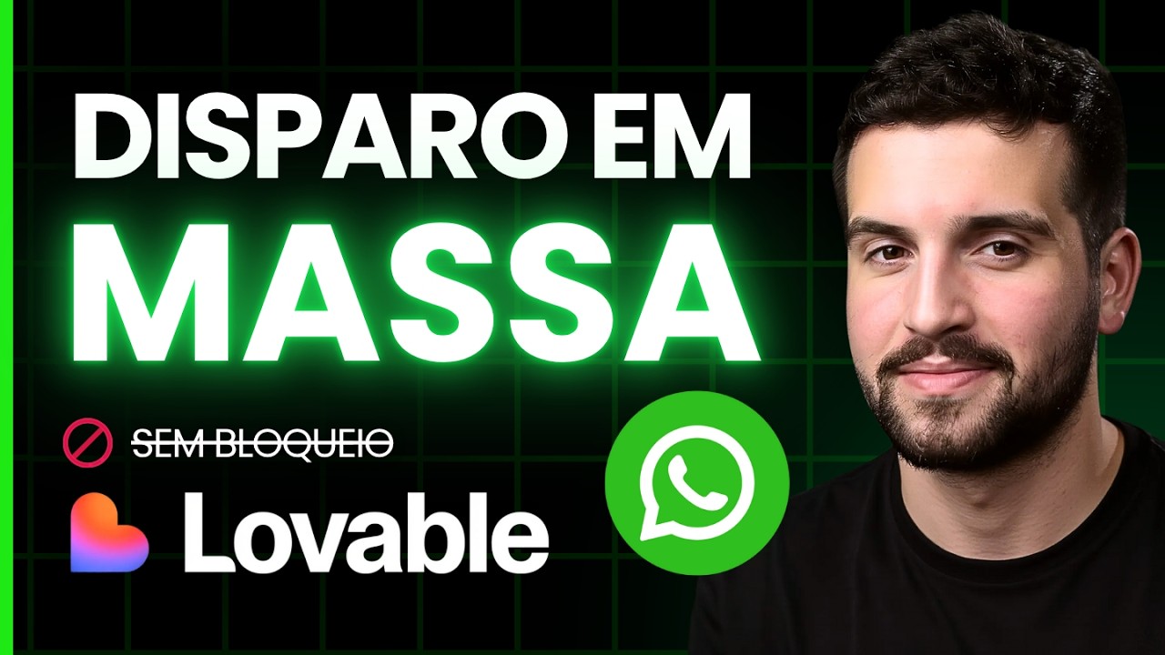 CRIE UM APP de DISPARO de WHATSAPP com LOVABLE (PASSO A PASSO)