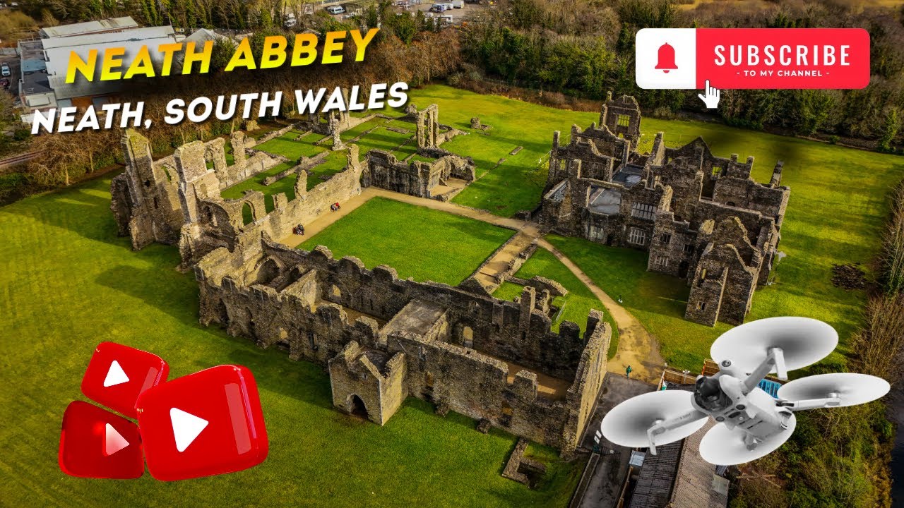 Exploring Neath Abbey: Aerial Views of the Forgotten Welsh Ruins