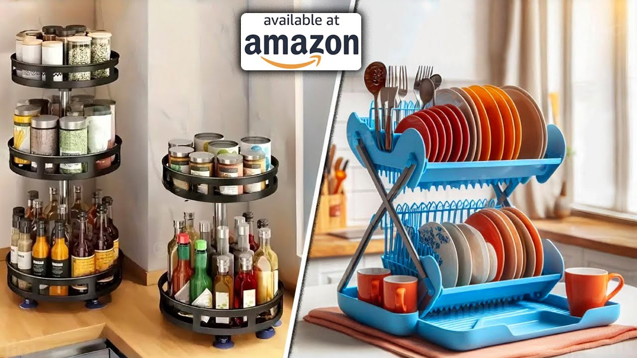 60 Space-Saving Amazon Finds to Organize Tiny Kitchens and Small Spaces!