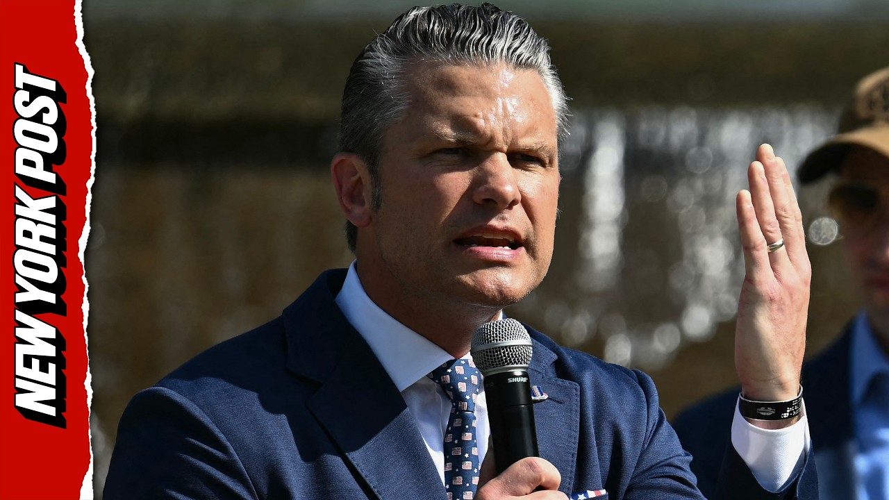Hegseth Delivers a Fiery Speech While Being Heckled By Protesters: 'It's the Sound of Ingrates'