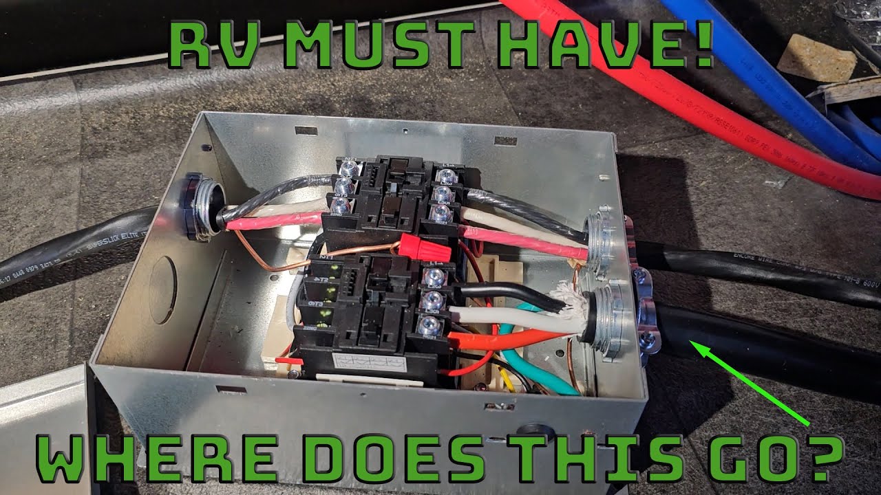 Installing 50 Amp Transfer Switch In An RV. Go Power TS-50 w/EcoFlow Delta Pro Backup Power.