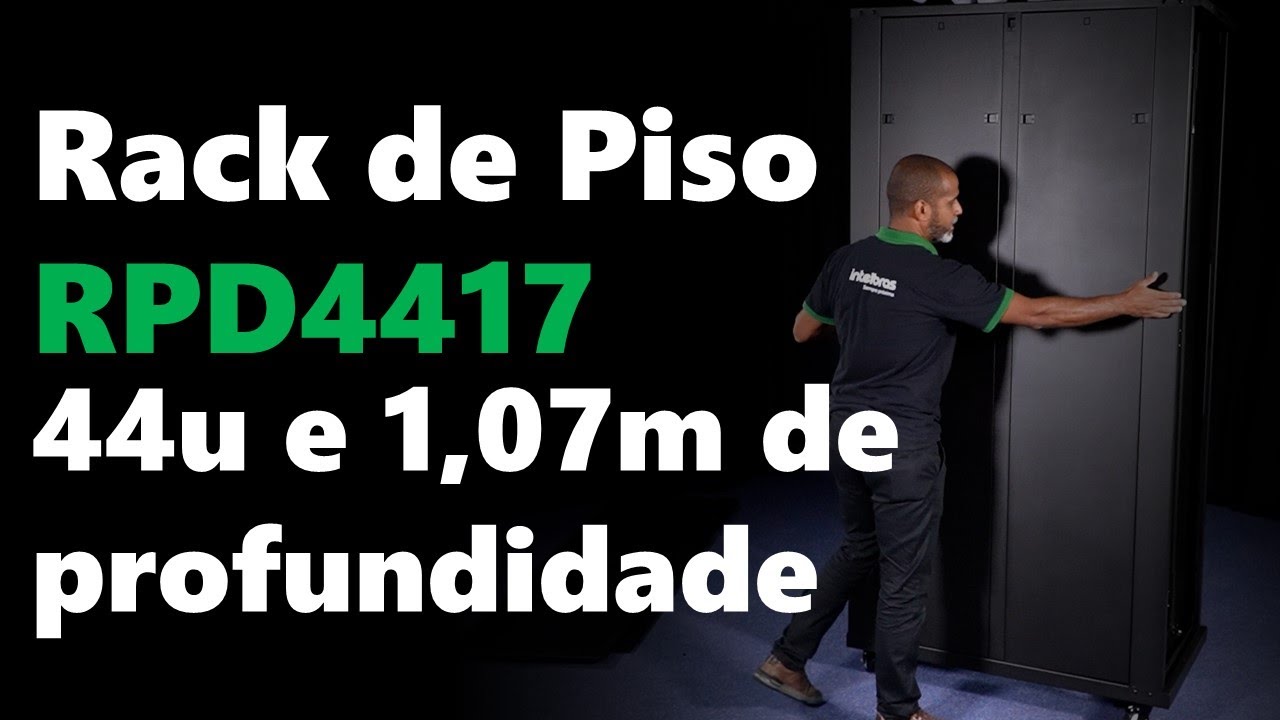 Aprenda a montar o Rack de piso desmontável de 1,07m e 44u Intelbras.