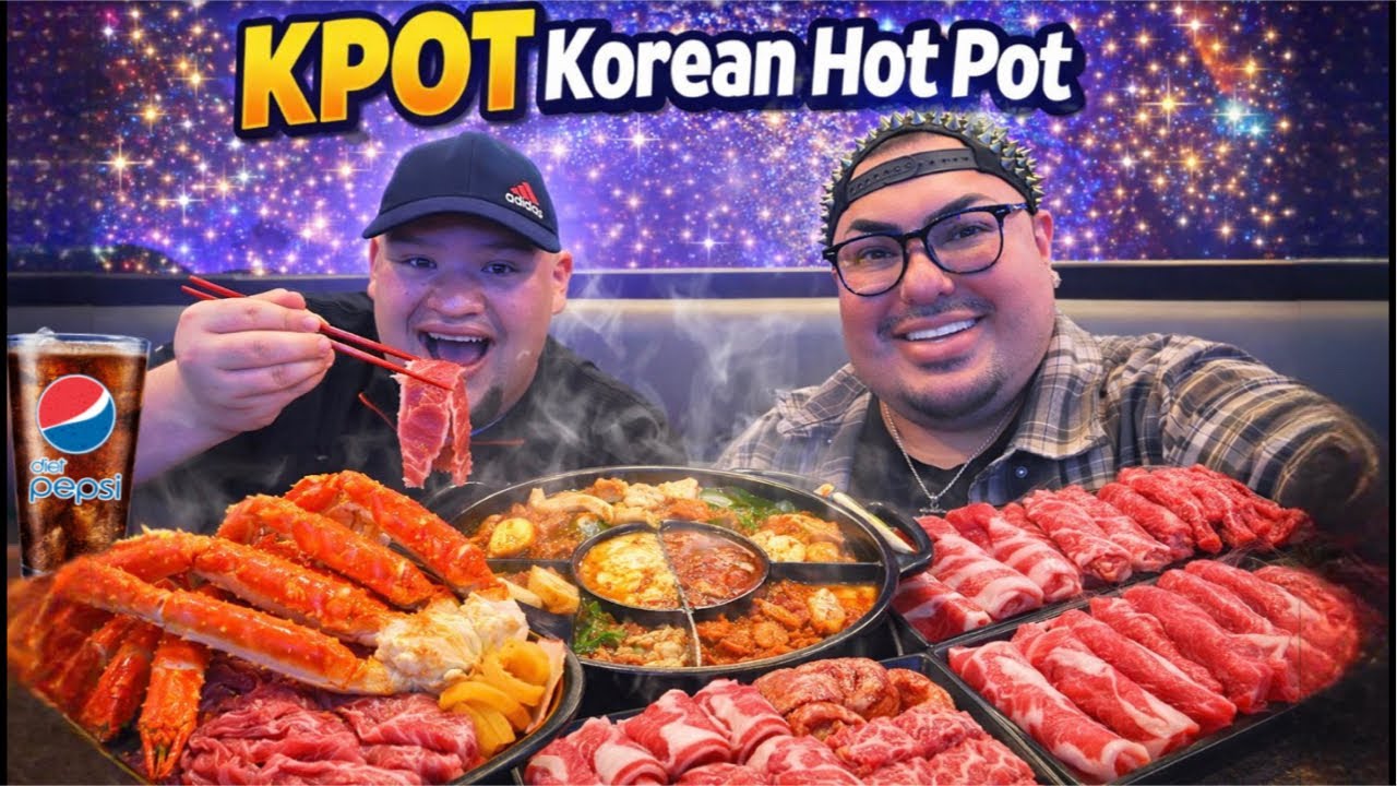 KPOT Korean BBQ & Hot Pot w/ JeremyInTheHouse and Mama Dove