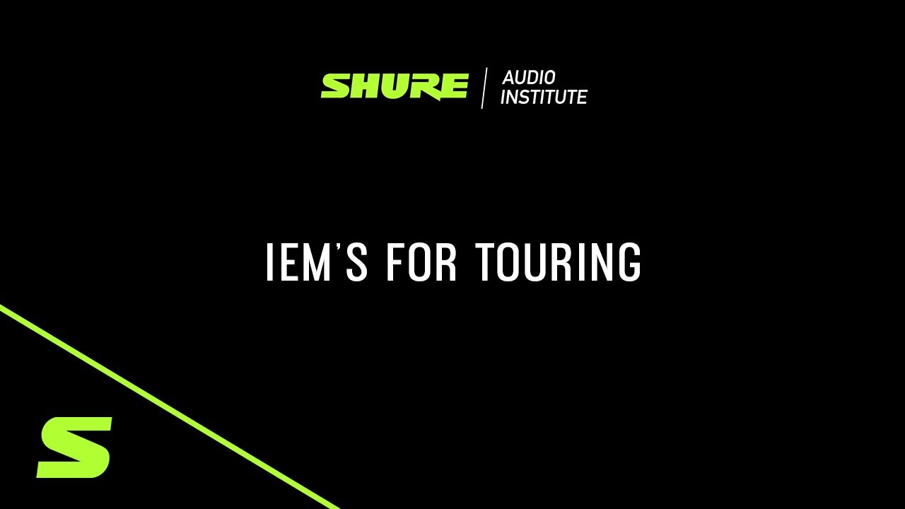 Webinar: Using PSM1000's on the Road | Shure
