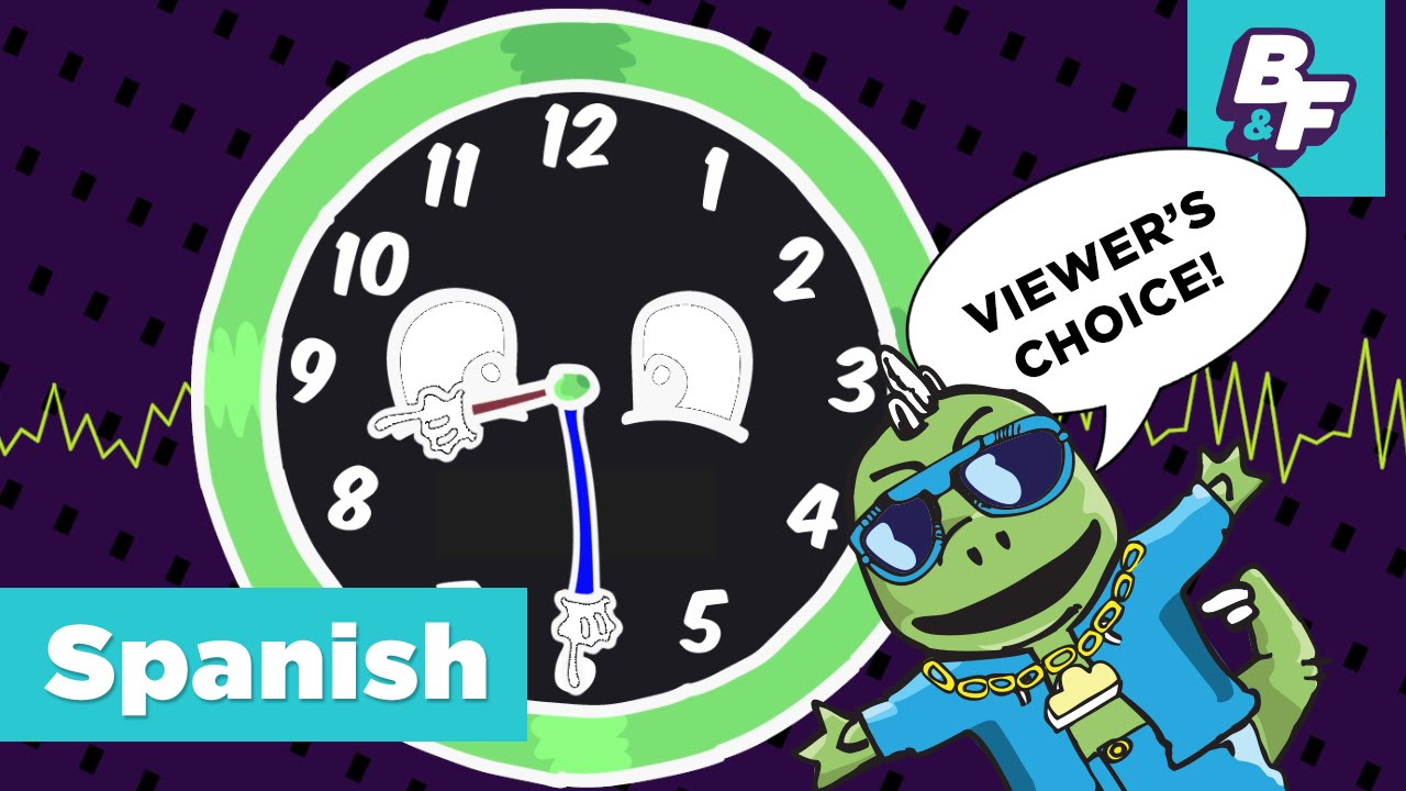 How to tell time in Spanish with BASHO & FRIENDS - ¿Qué hora es?