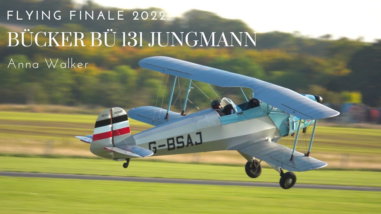 Anna Walker|Bucker Bu 131 Jungmann  Display October 8, 2022 - IWM Flying Finale 2022