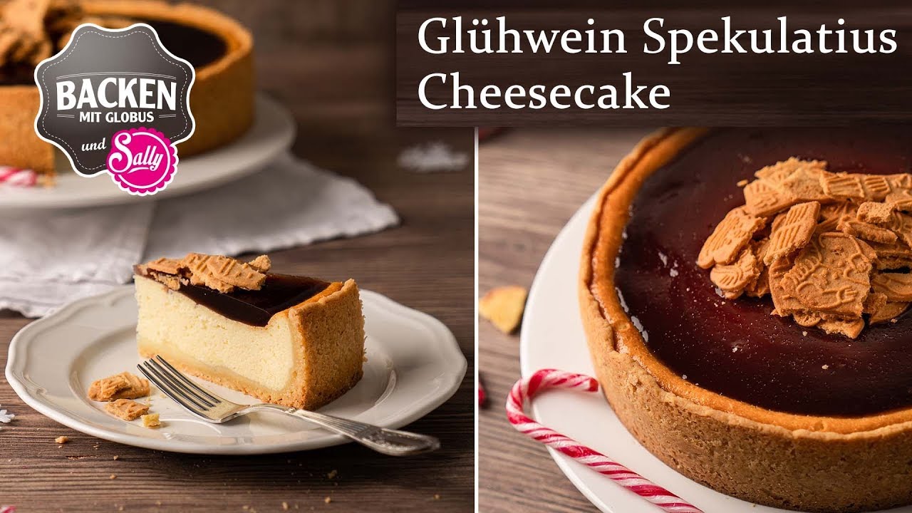 Glühwein-Spekulatius-Cheesecake | Backen mit Globus & Sally #94