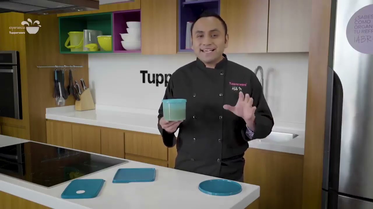 Como organizar tu refrigerador con tupperware