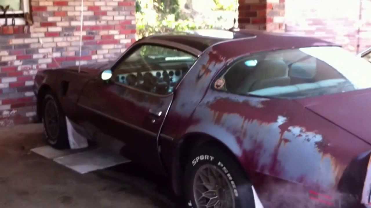 Trans Am Frozen Exhaust During An Exterior Temp of 5 Degrees
