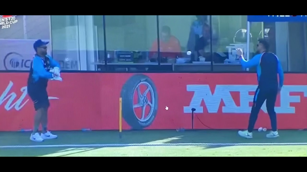 Rishabh Pant keeping Practice with Mentor M S Dhoni🔥🔥🔥
