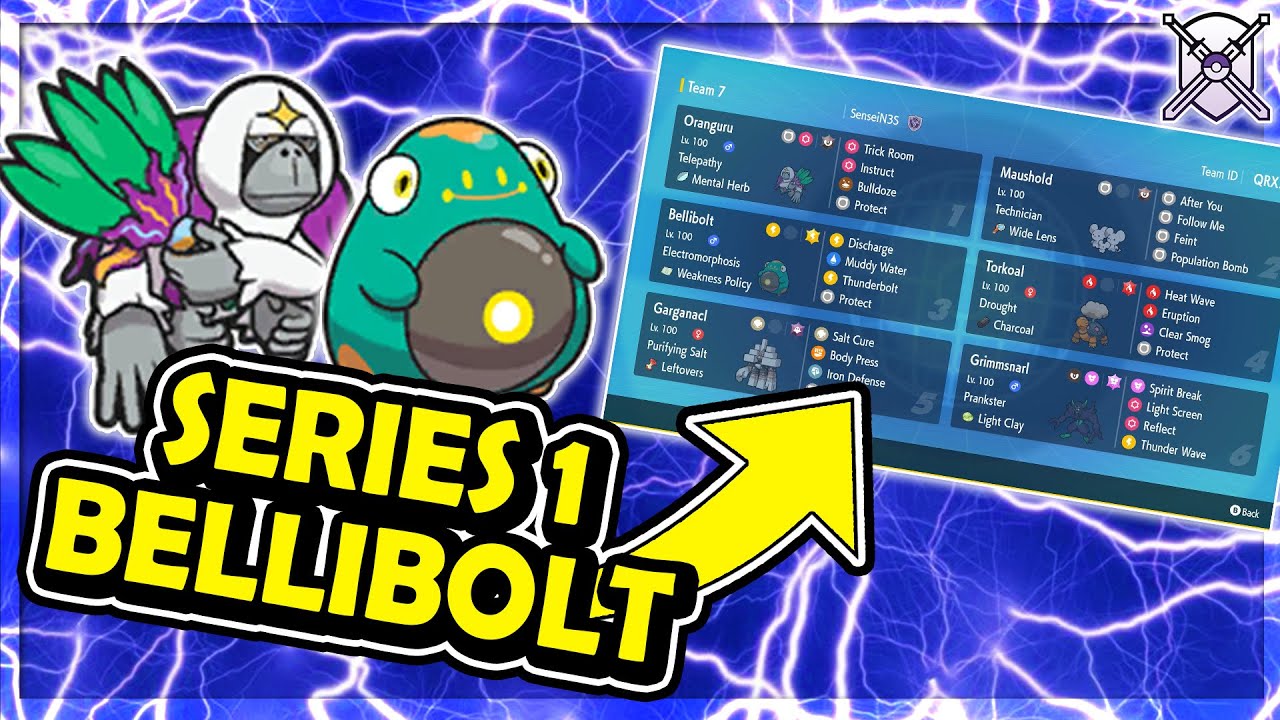 SERIES 1 BELLIBOLT TEAM | VGC 2023 | Pok&eacute;mon Scarlet & Violet - Pokesports