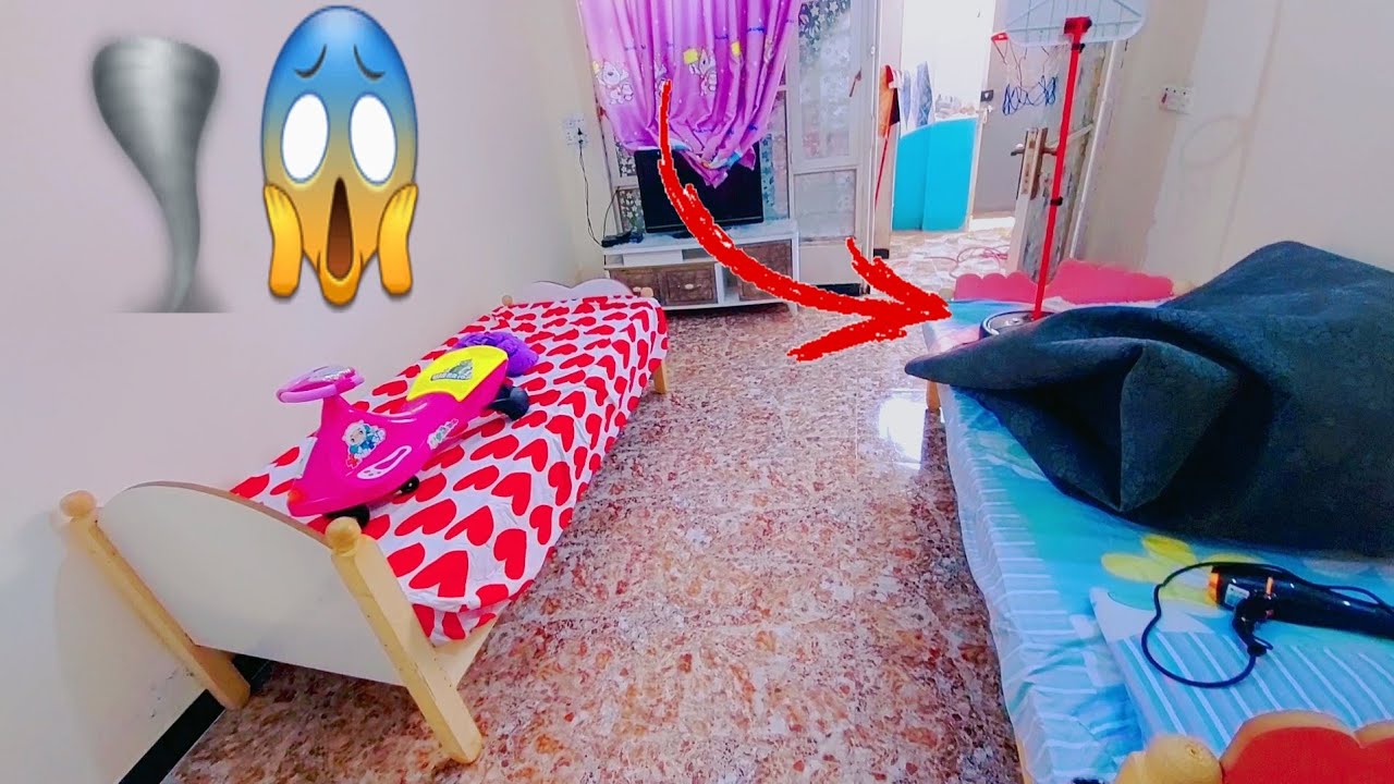 رجعنا لبيتنا وندمنه من الي صار!!!(عاصفه)...😱🌪