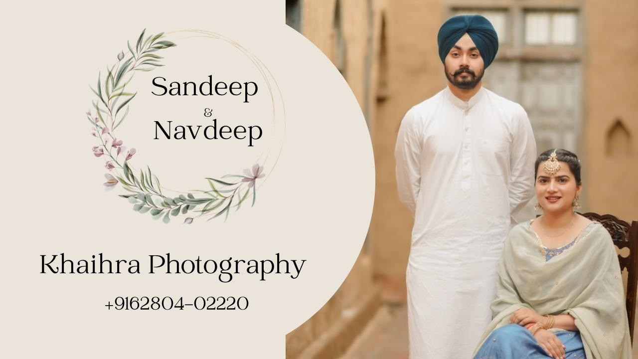 🔴Live Part 2 Jaggo Ceremony Sandeep Singh & Navdeep Kaur By Khaihra Photography M.62804-02220