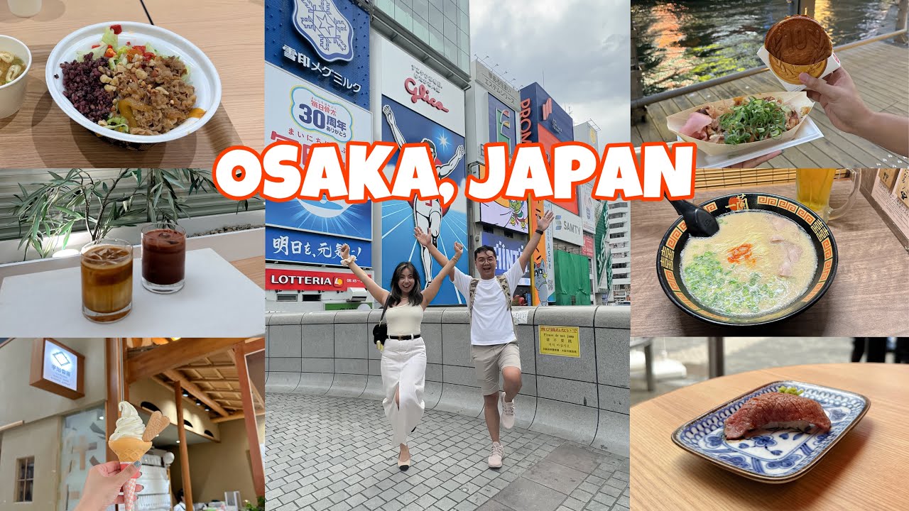 JAPAN VLOG - OSAKA: Dotonbori Food trip, Shinsaibashi & Namba Shopping | mfaithr (Philippines)