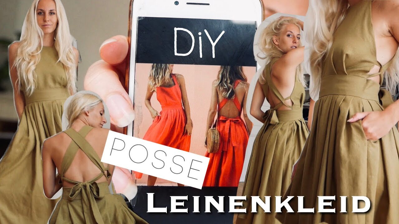 DIY Leinenkleid im POSSE-Style selber nähen (Original:  357,45$ !!!)