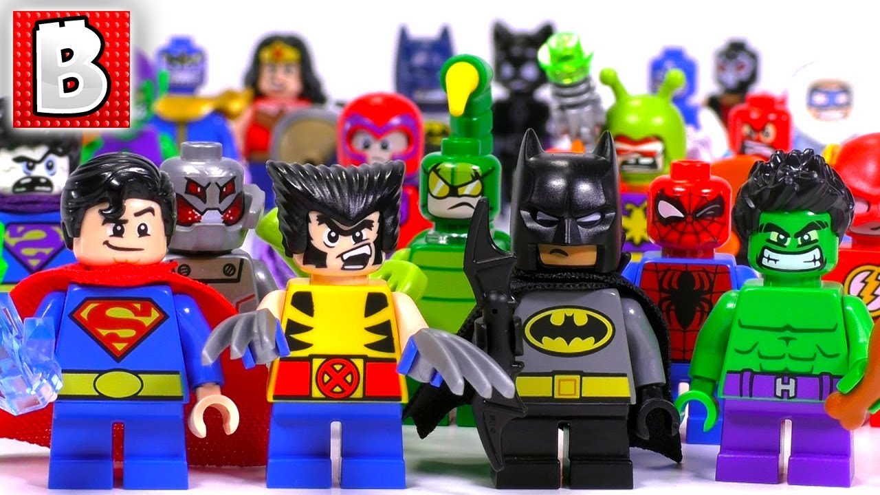 Every LEGO Mighty Micros Minifigure Ever Made!!! All Marvel & DC Comics  Characters