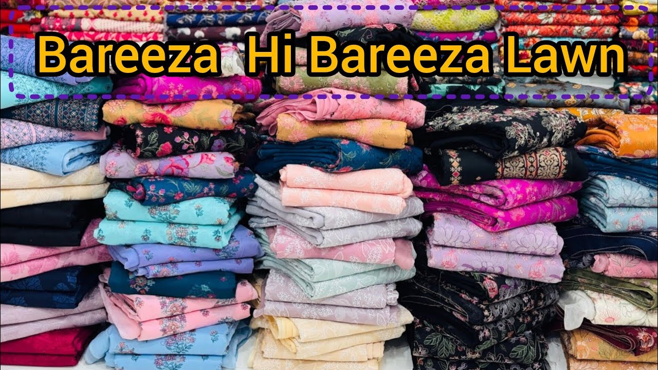 NEW BAREEZE LAWN 2026 WITH CHIFFON DUPATA / 3PC SUITS NEW ARRIVALS / WHOLESALE MARKET PAKISTAN 🇵🇰🌙✨