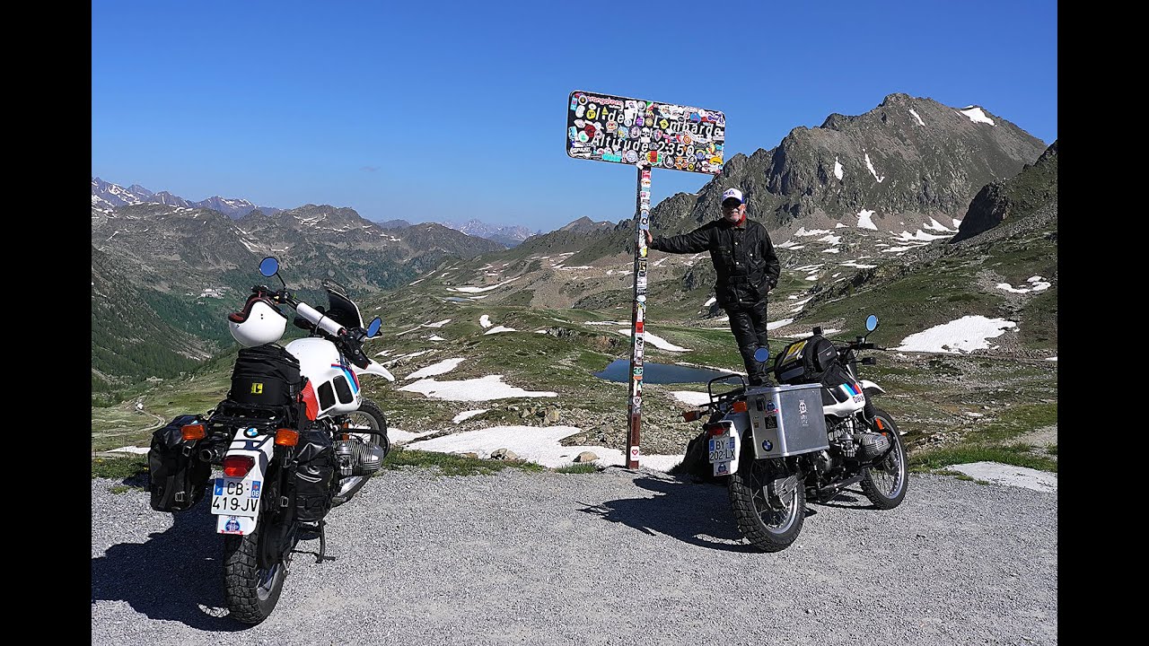 Lombarde -   Izoard -   Bonette - BMW R80GS