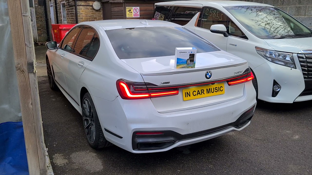 BMW 7 Series (G11) SECURITY UPGRADE - Pandora Light Pro V2 Car Alarm System with Remote Engine Start
