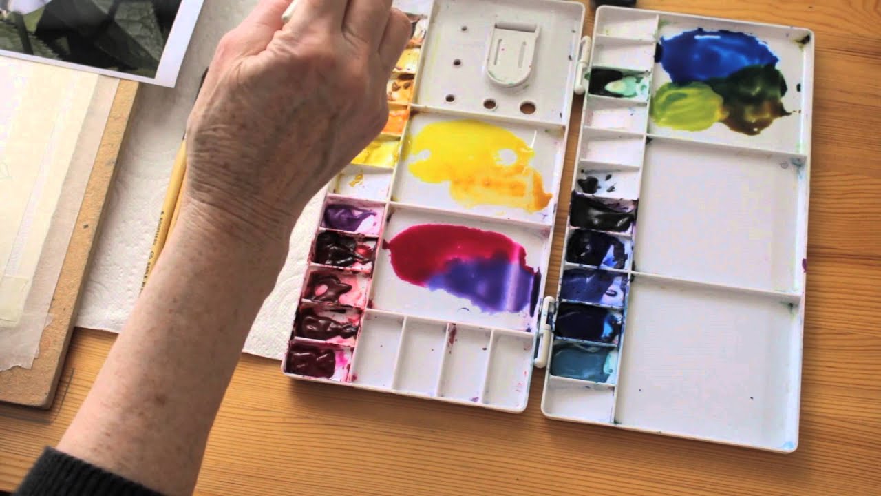 Watercolour Demo: Single White Flower Part 1