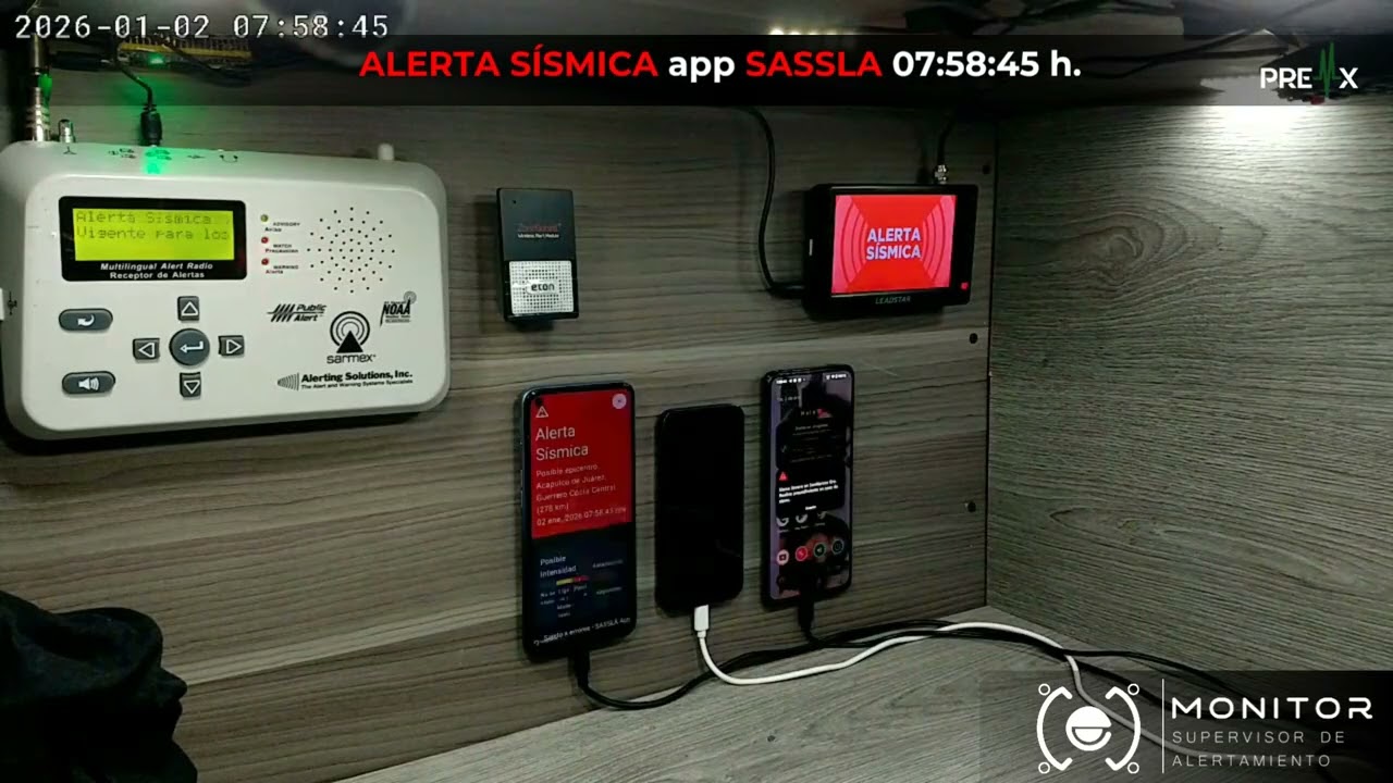 #Alerta #Sísmica 02/01/2026 #CDMX por #Sismo M6.5 I #CENAPRED #CIRES #EAS #SAME #EQW #SARMEX #SASSLA