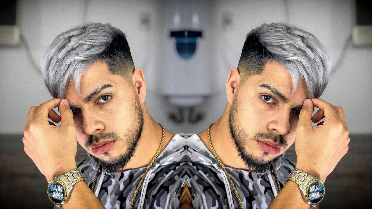 Cómo teñirse el pelo de GRIS uno mismo - MUY FÁCIL