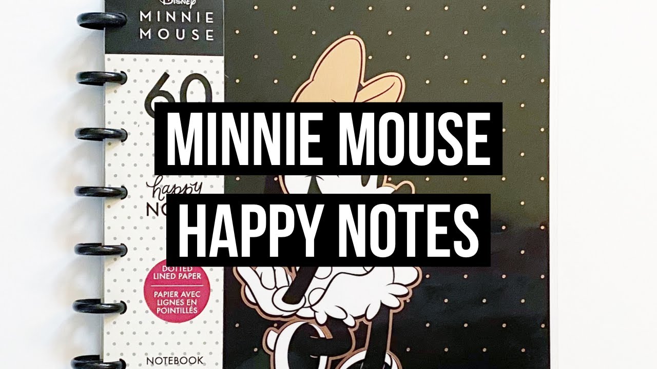 The Happy Planner + Disney - NEW Minnie Mouse Happy Notes Flip Through and Review