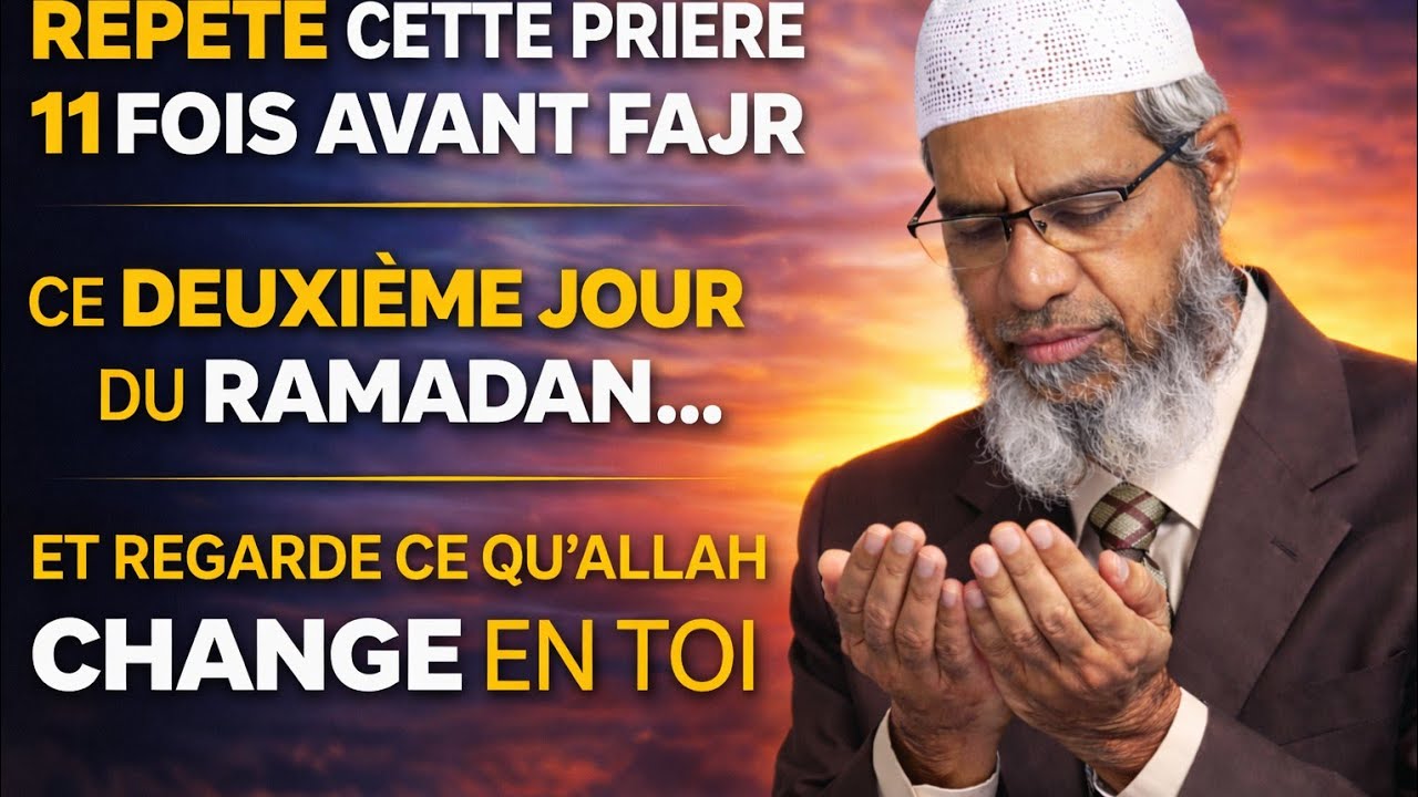 Ce Deuxième Jour du Ramadan : 11 Fois Cette Prière Pour Purifier Ton Cœur