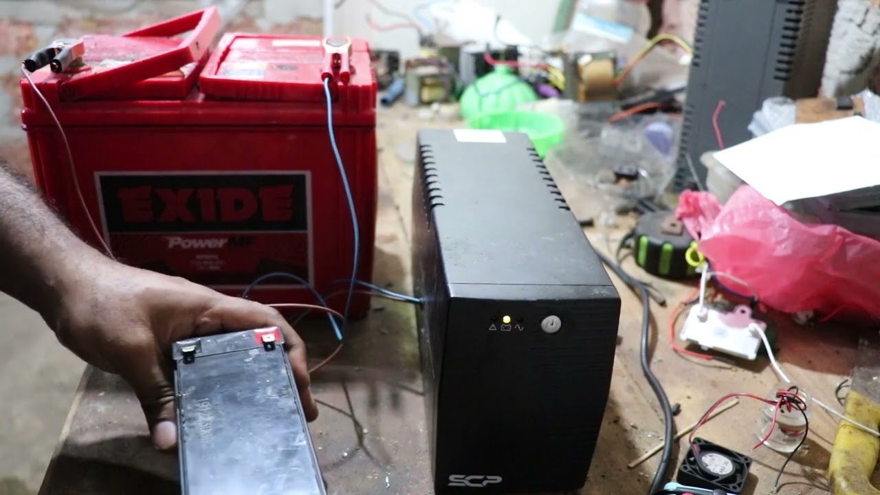 Set Car/Bike battery to a UPS / බ්යික් /කාර් බැටරියක් යුපීඒස් එකට සවි කරමු #UPS #battery #webschool