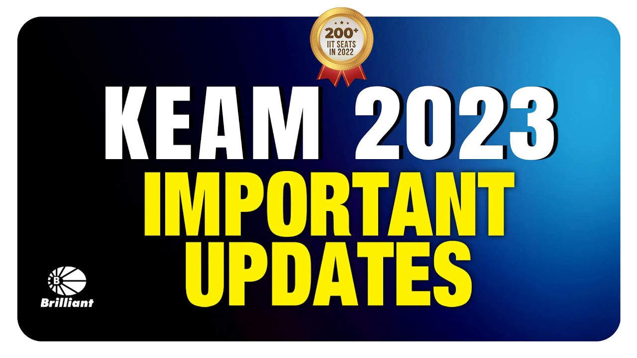 KEAM 2023 | Date Announced!! Important Update