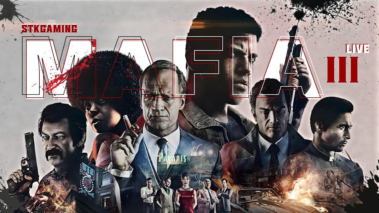 PART-5 Open World Crime Begins! 💣 Mafia III Live  @stkgaming0  #openworldgame