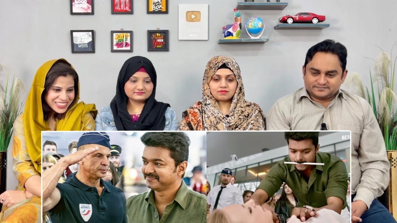 Thalapathy Vijay Mass Airport Scene Reaction! | Mersal Movie | Hindi Dubbed | Filmi Reactology
